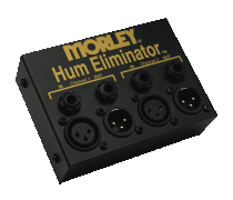 Hum Eliminator™ 2 2-Channel Box with 1/ 4″ “Smart Jacks” (TS or TRS)<br><br>Model HE-2