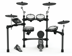 KT-300 Electronic Drum Set with Remo Mesh Heads, Kick Pedal & Tennis Beater
