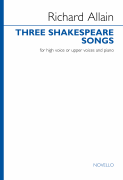 Three Shakespeare Songs Upper Voices and Piano