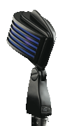 The Fin – Black Body/Blue LED Retro-Styled Dynamic Cardioid Microphone