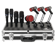 HDK8 Primo Drum Mic Kit Includes Two PR22s, Three PR28s, Two PR30Bs, One PR48, Three HH1s & Two HMs in a Hard Case