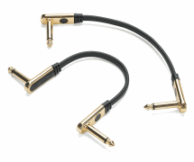 Tourtek Pro Flat Patch Cables 2-Pack of Cables with Right-Angle Connectors – 1'