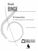 Concerto for Alto Saxophone and Piano