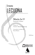 Maria la O Full Score