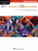 Favorite Disney Songs - Instrumental Play-along for Recorder