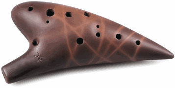 Purple Clay Professional Ocarina 12-Hole Ocarina in C Major