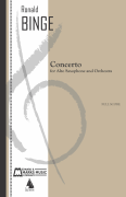 Concerto for Alto Saxophone and Orchestra Full Score