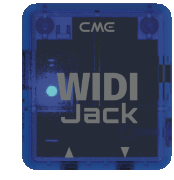 WIDI Jack Wireless MIDI Over Bluetooth Adapter with DIN-5 Cable
