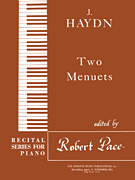 Two Menuets Recital Series for Piano, Brown (Book V)