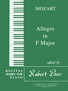 Allegro in F Major Recital Series for Piano, Green (Book IV)