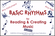 Flash Cards: Basic Rhythms Flashcards For Reading & Creating Music