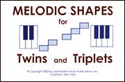 Flash Cards: Melodic Shapes for Twins and Triplets 48 Flashcards