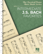 Intermediate J.S. Bach Favorites The Classical Piano Sheet Music Series