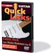 Classic Rock – Quick Licks Style: Ritchie Blackmore; Key: G