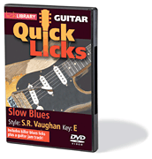 Slow Blues – Quick Licks Style: Stevie Ray Vaughan; Key: E