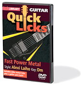 Fast Power Metal – Quick Licks Style: Alexi Laiho; Key: Dm