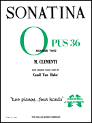 Sonatina Op. 36, No. 2 2 Pianos, 4 Hands/ Mid-Intermediate Level