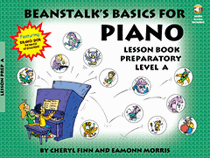 Beanstalk's Basics for Piano Lesson Book Preparatory Level A /  Book/ Audio