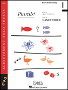 Plurals! Early Elementary/ Level 1 Piano Solo