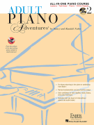 Adult Piano Adventures All-in-One Lesson Book 2 Book with CD, DVD and Online Support