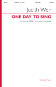 One Day to Sing Double SATB Choir Unaccompanied