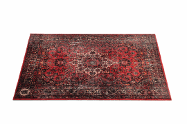 Vintage Persian Style Stage Rug Original Red 4.26' X 3'