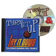 Turn It Up & Lay It Down, Vol. 2 Play-Along CD for Drummers