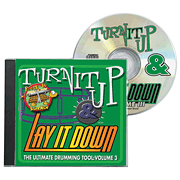 Turn It Up & Lay It Down, Vol. 3 – “Rock-It Science” Play-Along CD for Drummers