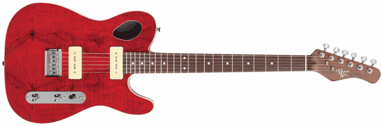 59 Port Thinline Electric Guitar Transparent Red