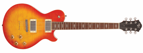 Patriot Decree Standard Electric Guitar Cherry SB Chambered Ebony FB