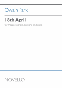 18th April for Mezzo-Soprano, Baritone and Piano