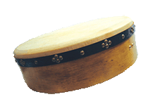15″ Tunable Aged Oak Bodhran with Beater