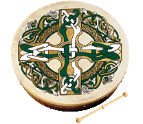 Celtic Cross Bodhrán 18″ Bodhrán