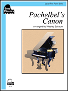 Pachelbel's Canon Schaum Easy Classics Level 2 Piano Solo Sheet