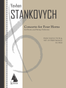 Concerto for Four Horns and Strings Solo Parts and Piano Reduction