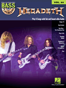 Megadeth Bass Play-Along Volume 44