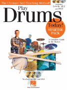 Play Drums Today! – Starter Pack Includes Levels 1 & 2 Book/ CDs and a DVD