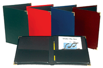 Choral Rehearsal Folder 9 x 12 with Gusset Pockets – Black