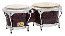 Concerto Series Red Pearl Finish Bongos 7″ & 8-1/ 2″