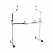 Chrome Series Curved Front Rack with Cymbal Booms