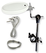 KAT 9-Inch Pad with Tom Arm, Clamp, 8-Foot Cable, and Velcro Tie Model KT4-9PTAC