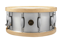 Gretsch 6.5x14 Aluminum Wood Hoop Snare Drum