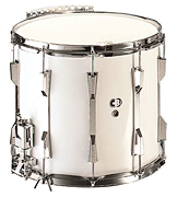 CB700 Parade Drum - White