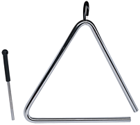 Triangle with Beater 6″