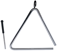 Triangle with Beater 10″