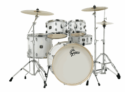 Gretsch Energy 5-Piece Kit with Full Hardware Package & Paiste Cymbals White