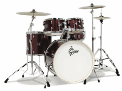 Gretsch Energy 5 Piece Set with Hardware (22/10/12/16/14SN) Ruby Sparkle