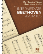 Intermediate Beethoven Favorites The Classical Piano Sheet Music Series