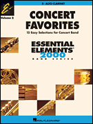 Concert Favorites Vol. 2 - Alto Clarinet Essential Elements Band Series
