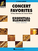 Concert Favorites Vol. 2 – Bass Clarinet Essential Elements Band Series